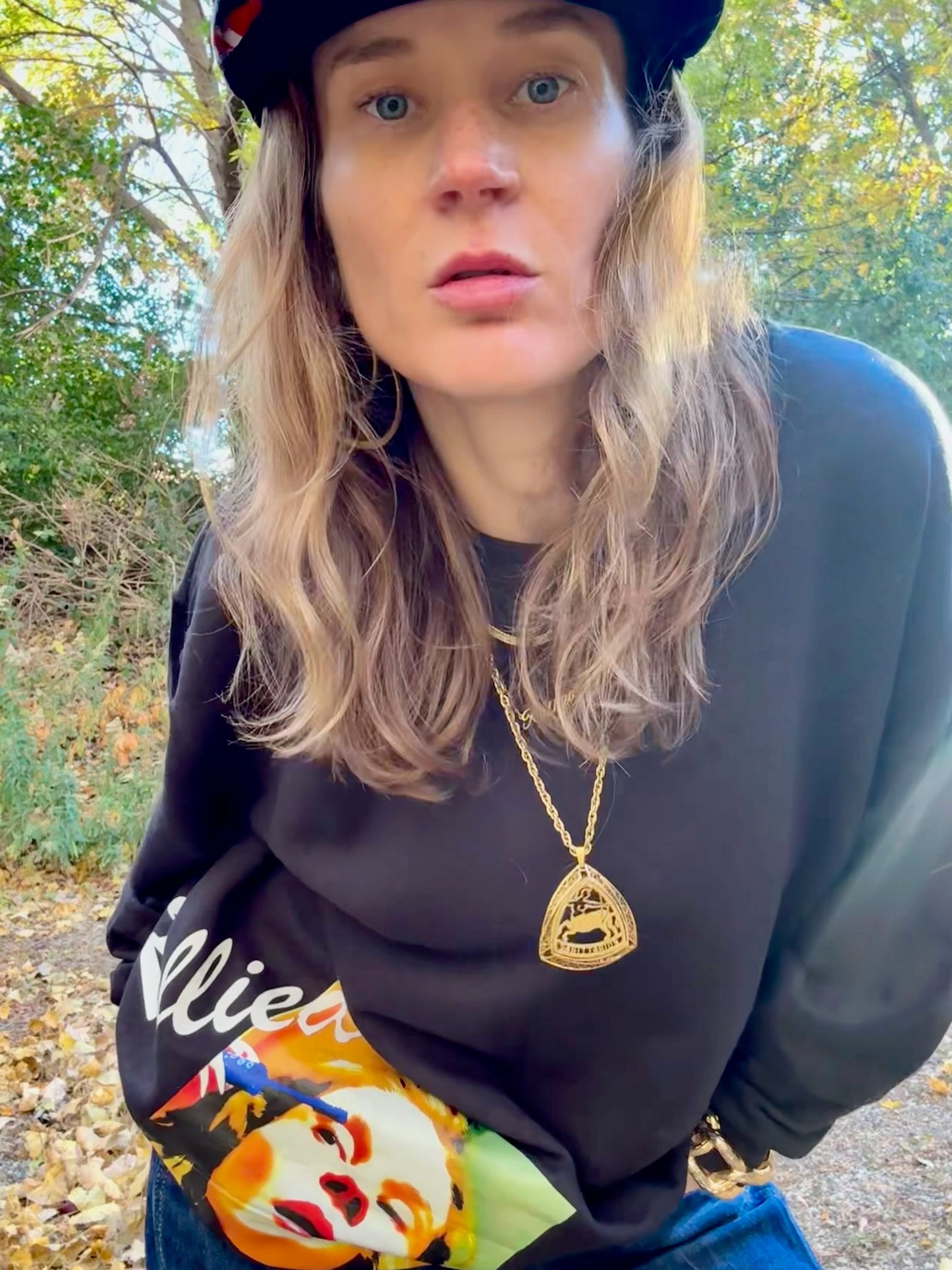 RALLIED SWEATSHIRT in black